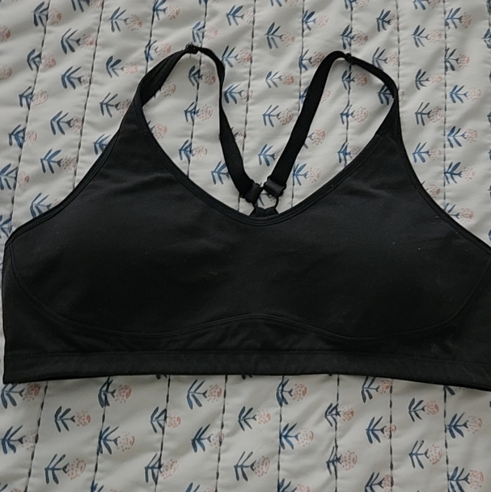 Good Used Condition XL LUCY Black Women's Sports Bra